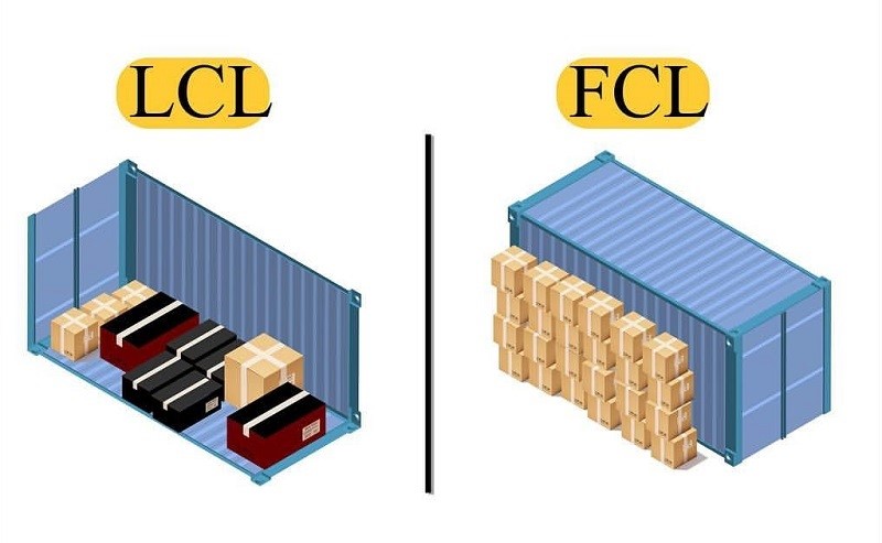 2 hình thức vận chuyển hàng Đức về Việt Nam bằng đường biển là LCL và FCL